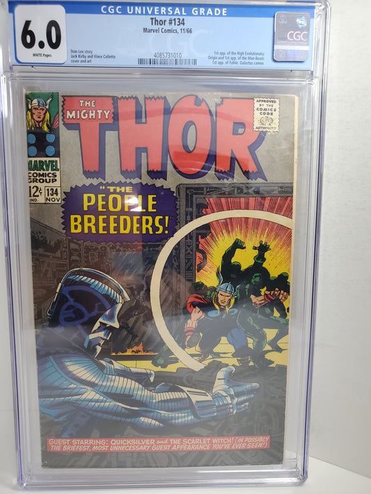 Marvel Thor Vol 1 #134 DE CGC 6.0 Key