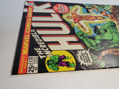 Marvel Hulk Vol 1 #178 DE Key