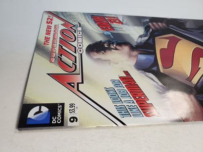 DC Action Comics Vol 2 #9 Superman New 52 DE Key