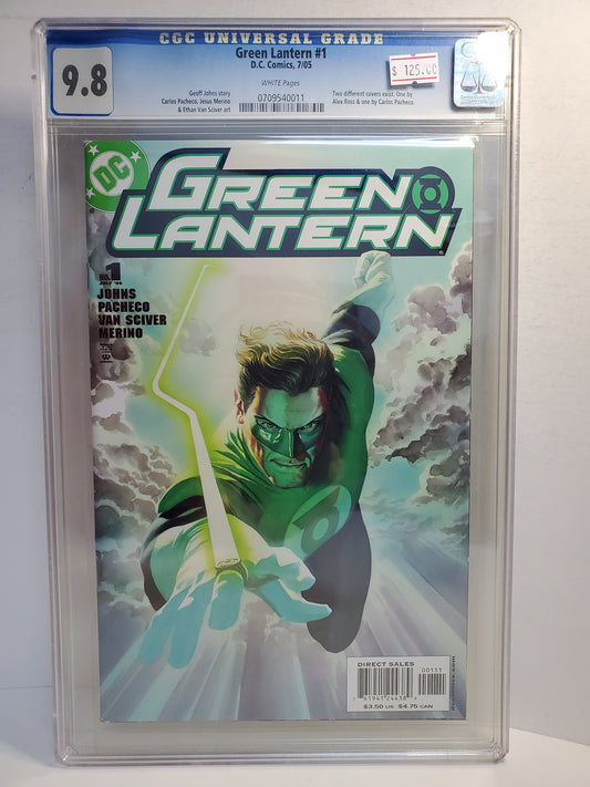 DC Green Lantern Vol 4 #1 DE CGC 9.8 Key