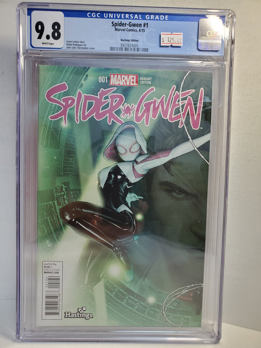 Marvel Spider-Gwen Vol 1 #1 Variant Hastings DE CGC 9.8