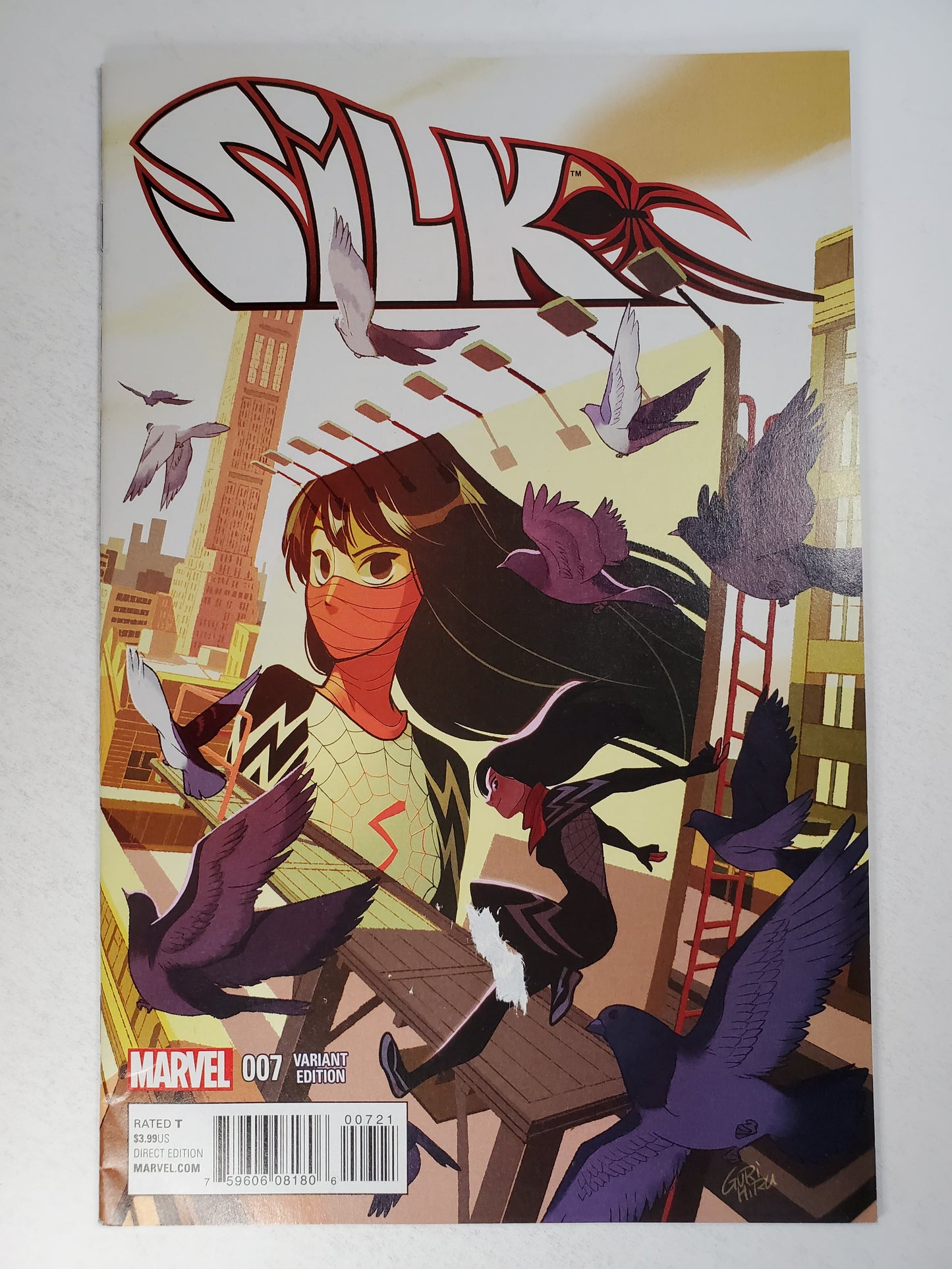 Marvel Silk Vol 1 #7 Manga Variant DE Key