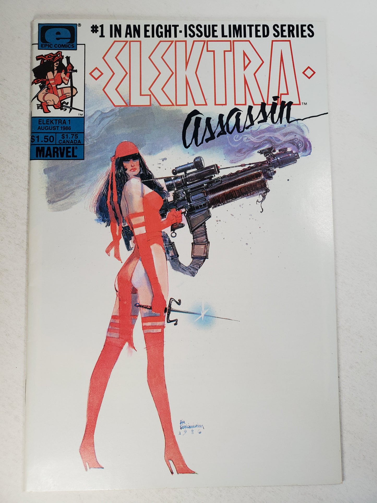Epic Elektra Assassin #1 Limited Mini-Series Key