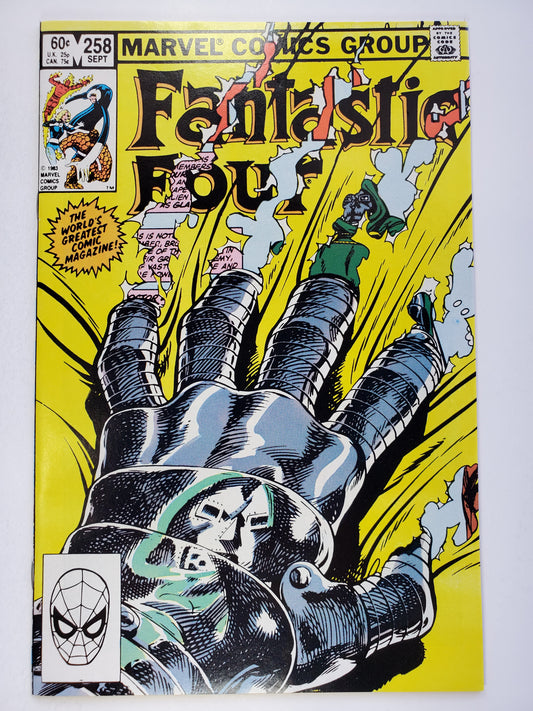 Marvel Fantastic Four Vol 1 #258 DE Key VG