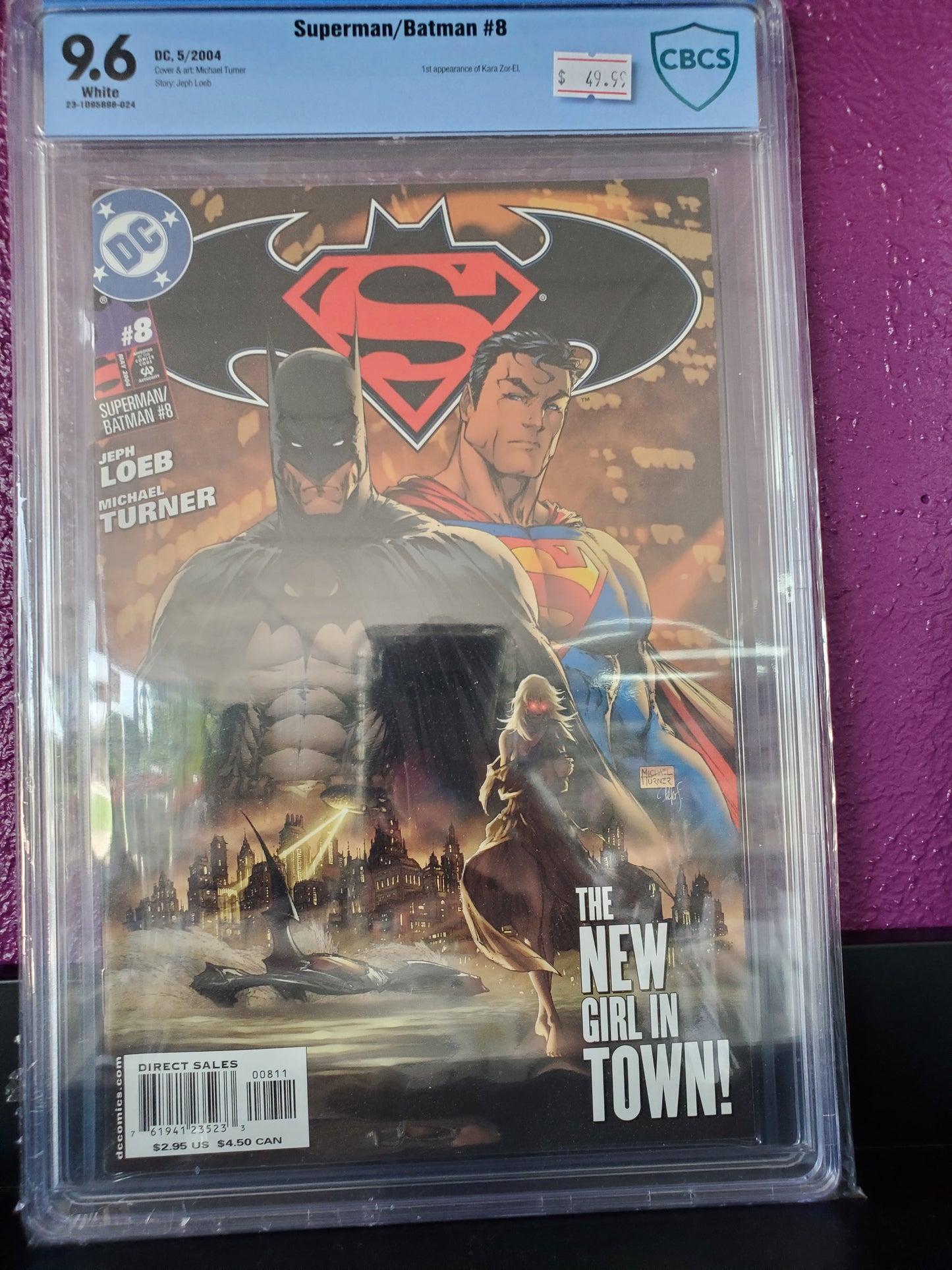 DC Superman/Batman #8 CGC 9.6 SLAB Key