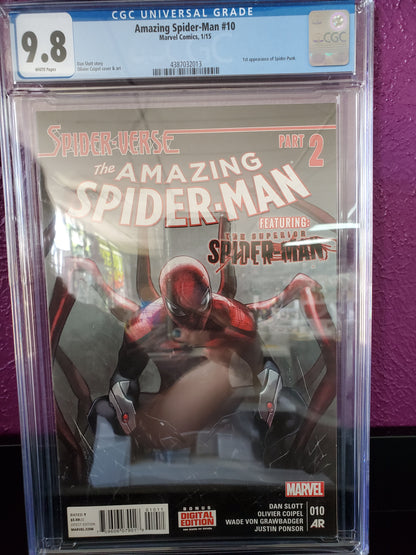 Marvel Amazing Spider-man Vol 3 #10 Spider-Verse CGC 9.8