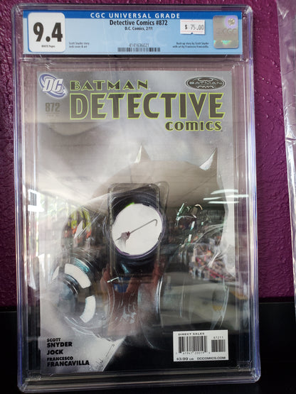 DC Detective Comics #872 CGC 9.4 SLAB Key
