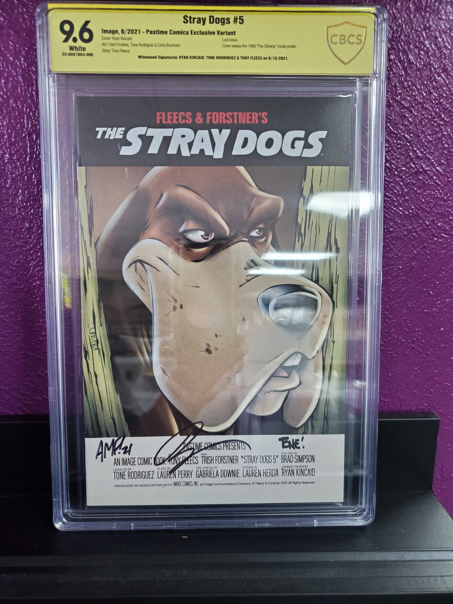 Image Stray Dogs #5 Pastime Exclusive Variant CBCS 9.6 (101322) SIGNED Key