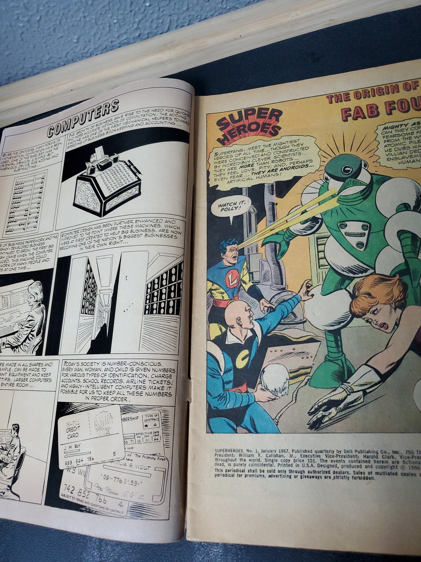 Dell Super Heroes Vol 1 #1 Fab 4 (1967)