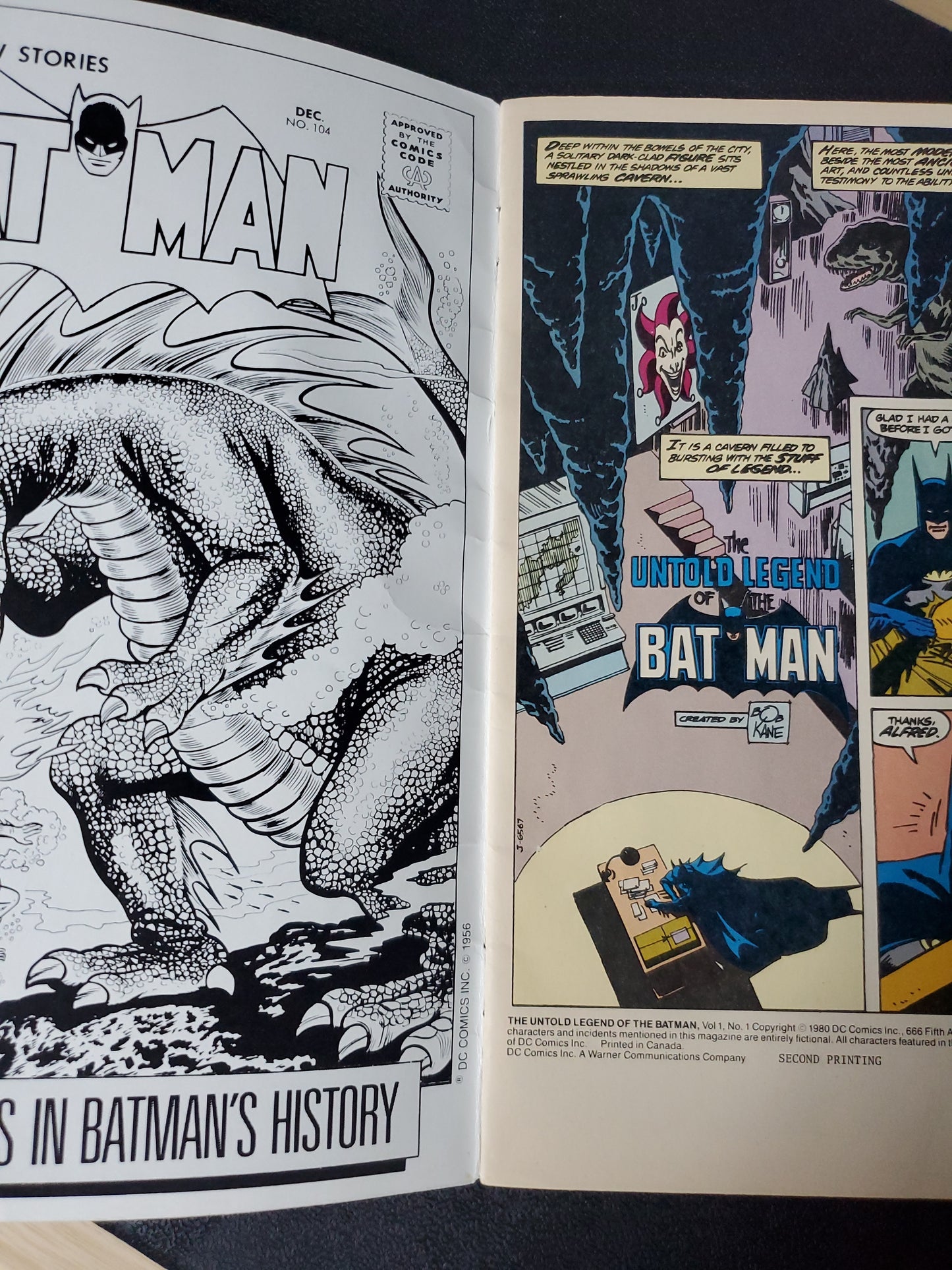 Batman Bundle 1-3 (1980) The Untold Legend DC