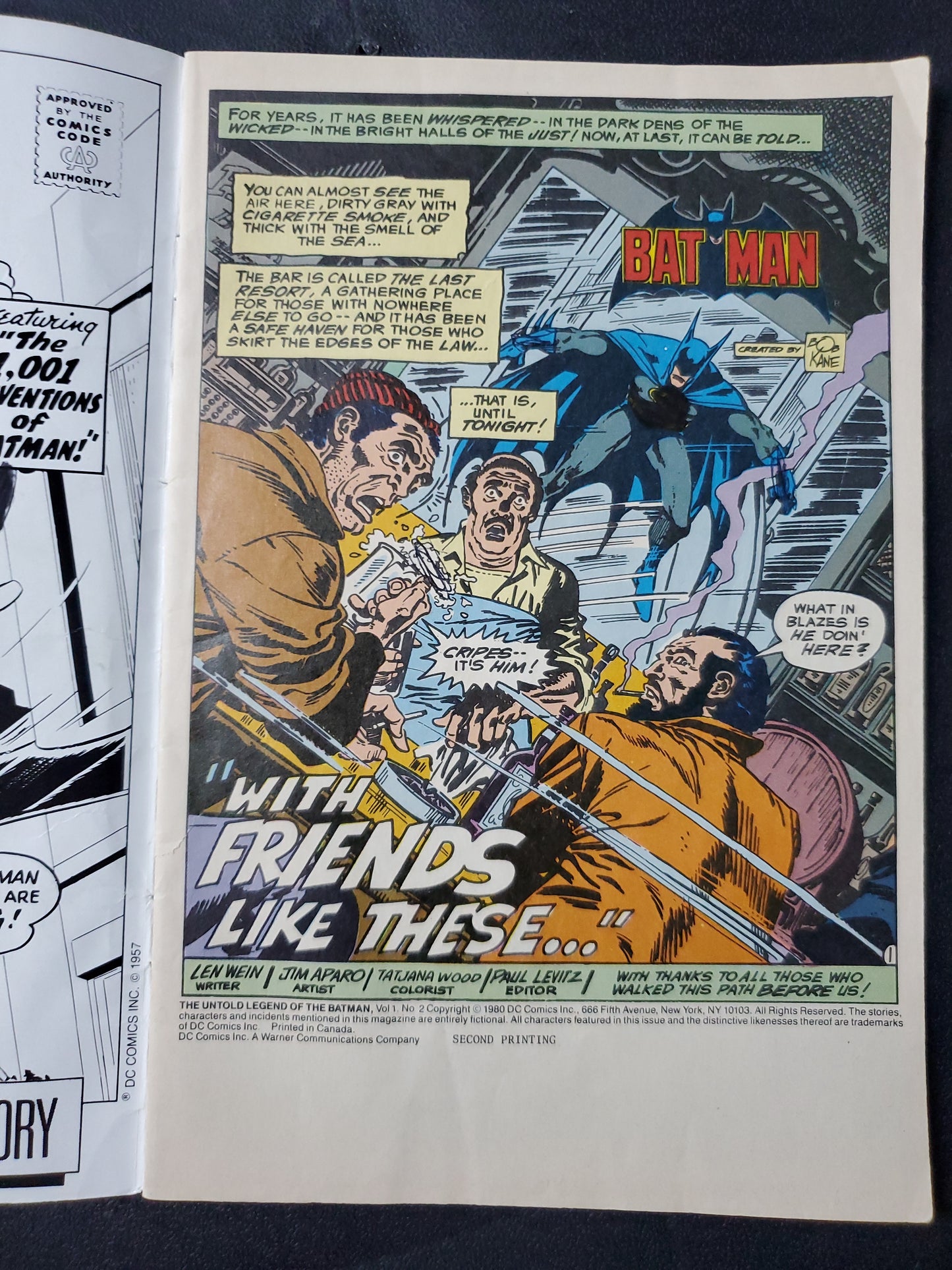 Batman Bundle 1-3 (1980) The Untold Legend DC