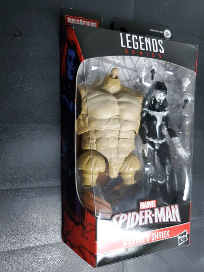 Marvel Legends: Shriek Spider-Man 6" Armadillo Action Build A Figure