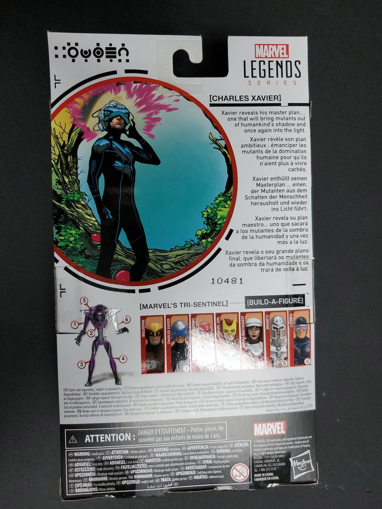 Marvel Legends: Charles Xavier X-Men Build A Figure Tri-Sentinel Action