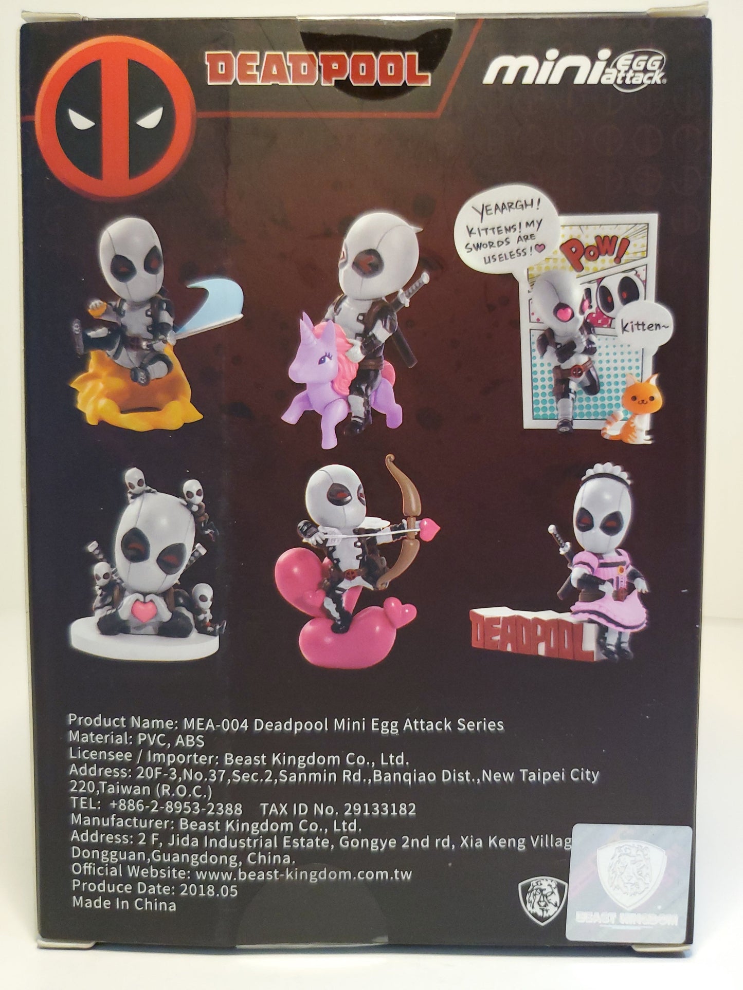 Marvel Comics X-Force Deadpool Servant Mini Egg Attack Vinyl Figure Halloween ComicFest 2018 Exclusive