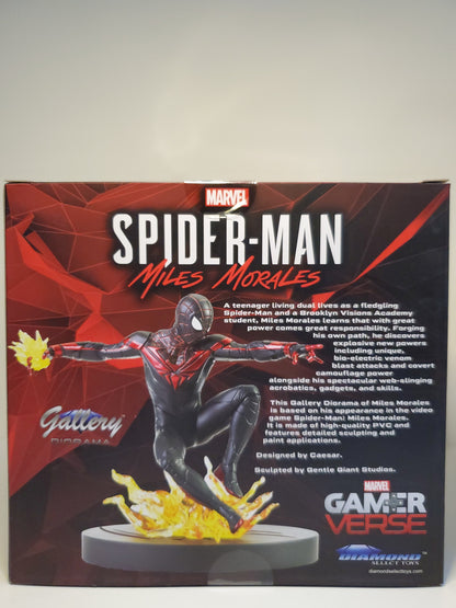 Marvel Gamer Verse Gallery Diorama Ps5 Miles Morales PVC Statue