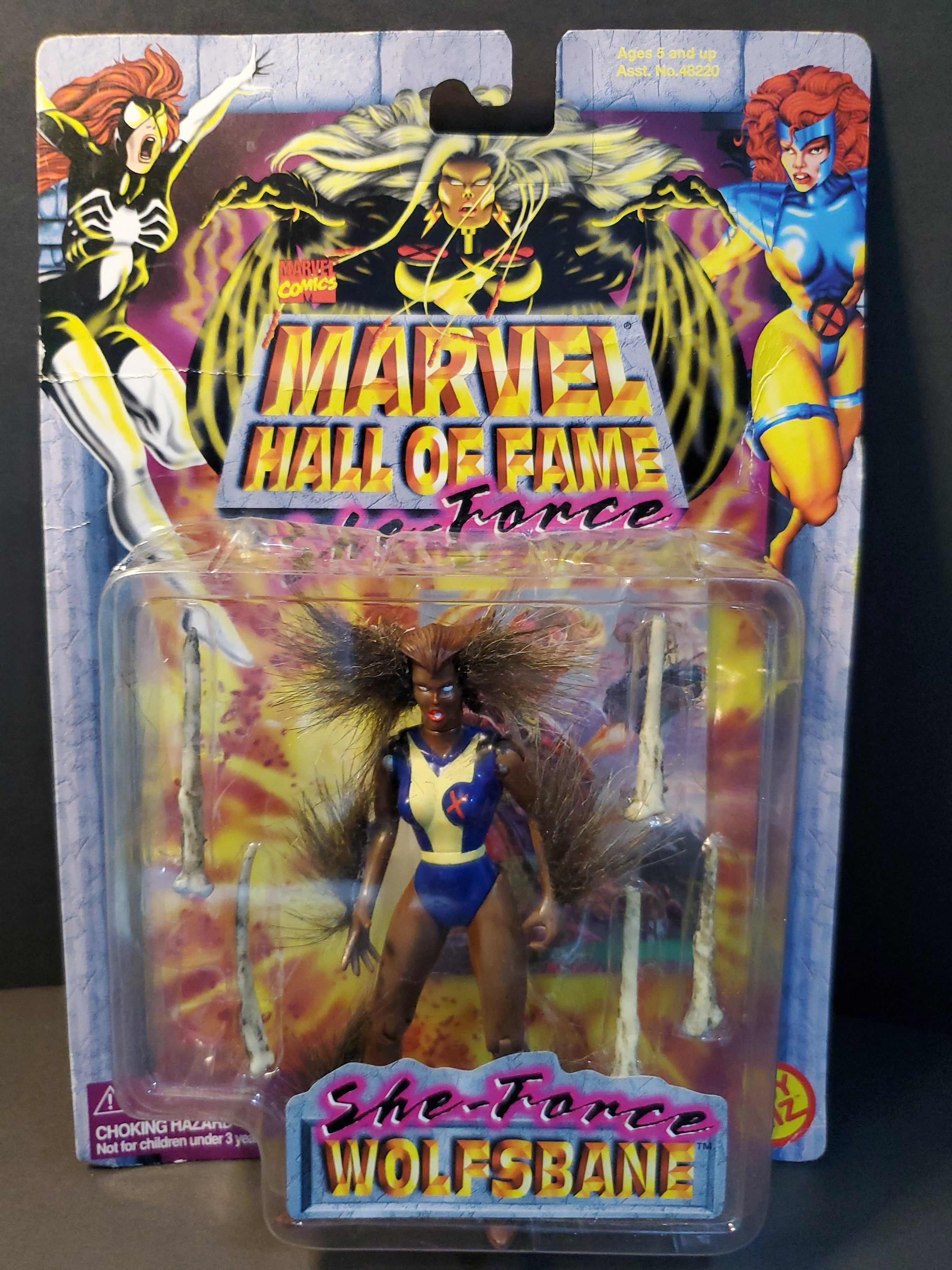 Marvel Hall of Fame She-Force Wolfsbane Tigra Toy Biz 48222