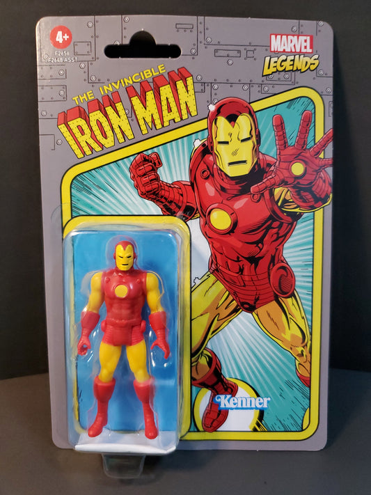 MARVEL LEGENDS: The Invincible Iron Man Retro Kenner 3.75" Action Figure
