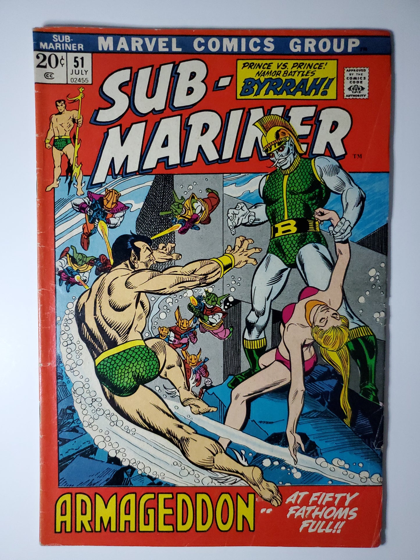 Marvel Sub-Mariner Vol 1 #51 DE