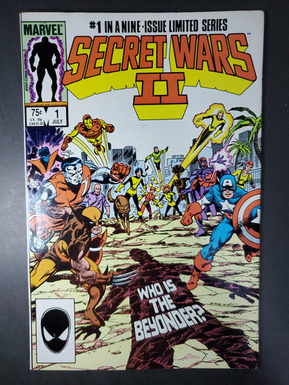 Marvel Secret Wars II 1 July 1985 Shooter Milgrom
