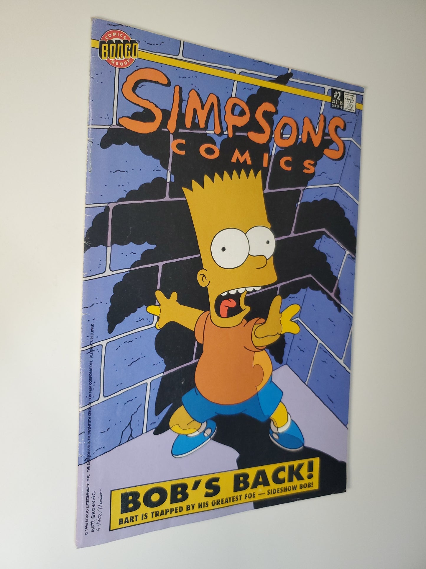 Bongo Simpsons Comics #1 & 2 (1993) Bob's Back Flip Back Patty & Selmas