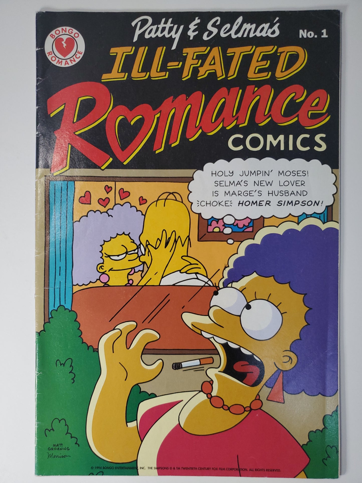 Bongo Simpsons Comics #1 & 2 (1993) Bob's Back Flip Back Patty & Selmas