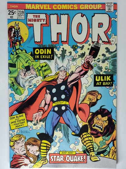 Marvel Mighty Thor Vol 1 #239 1975 Star-Quake (101112)