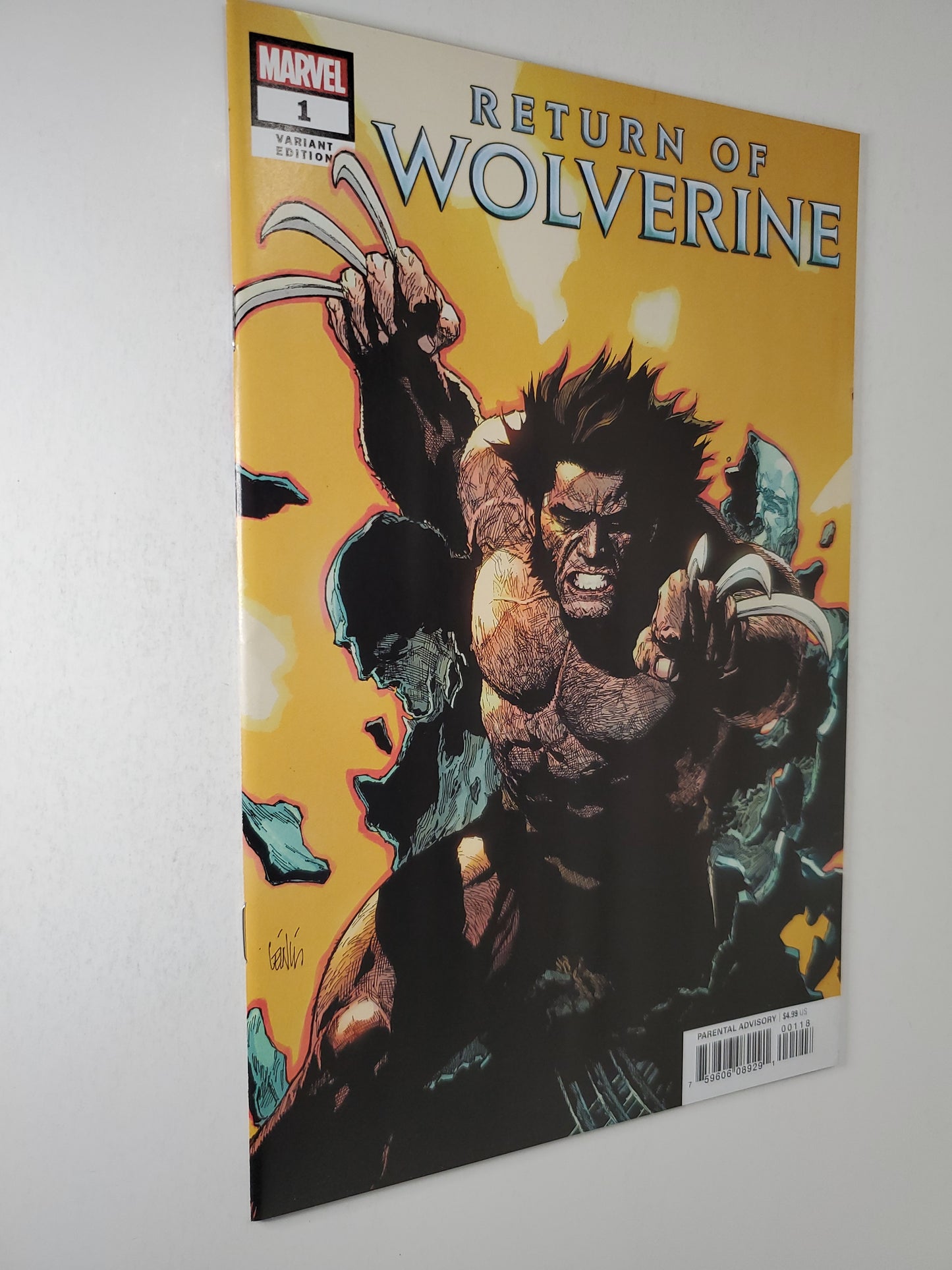 Marvel WOLVERINE #1 (of 5) 2018 Return YU VARIANT COVER L Incentive