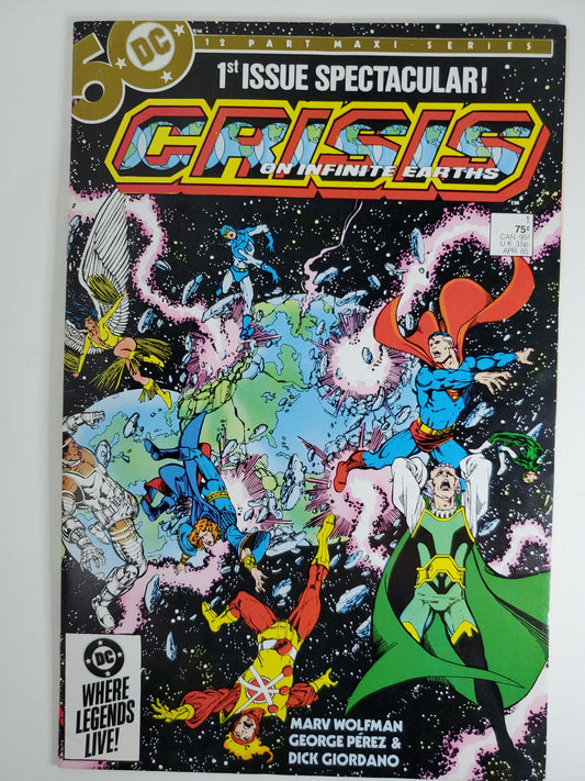 DC Crisis on Infinite Earths Vol 1 #1 (101394) DE Key
