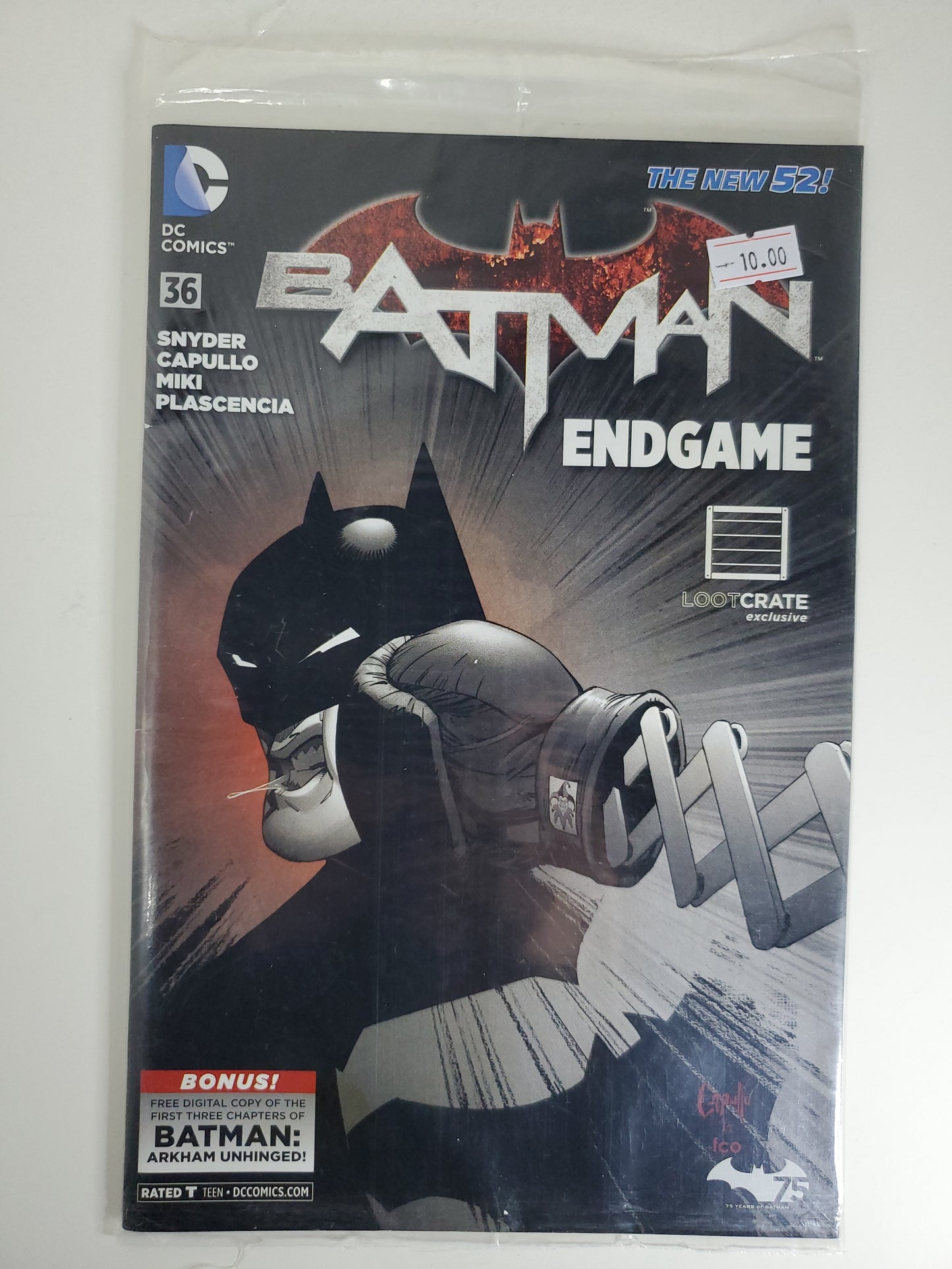 DC Batman Vol 2 #36 Capullo Lootcrate Variant (Unopened)