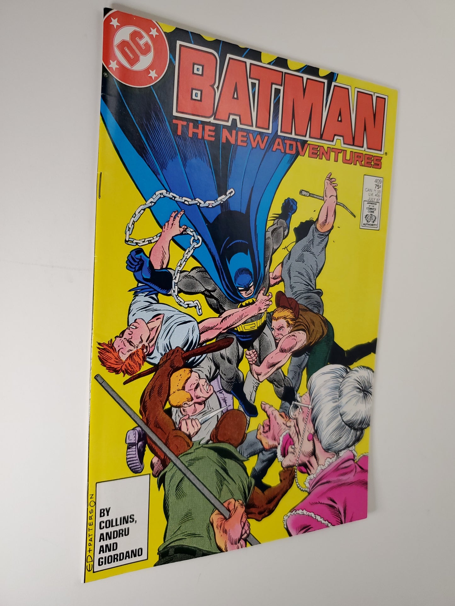 DC Batman Vol 1 #409 (1987) New Adventures DE Key