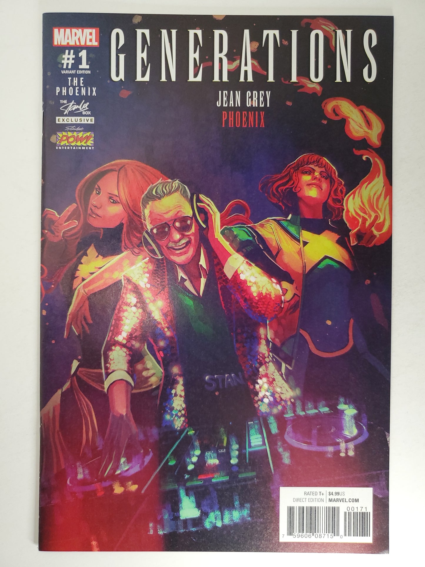 Marvel Generations The Phoenix & Jean Grey Vol 1 #1 Variant Stan Lee Box Exc