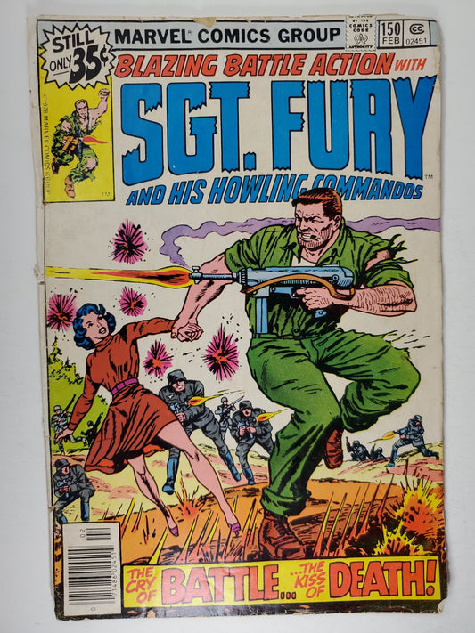 Marvel SGT Fury Vol 1 #150 Newsstand