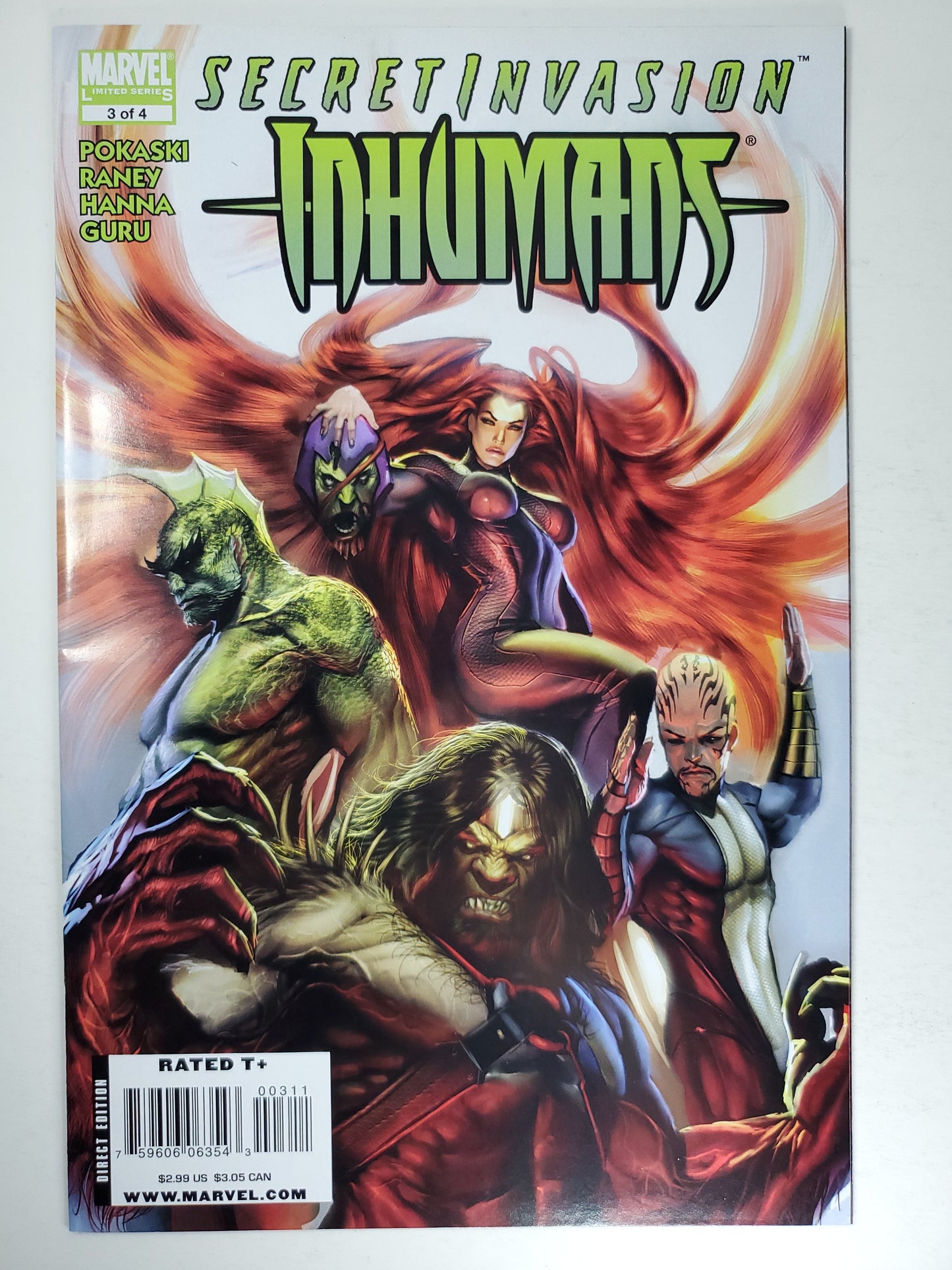 Marvel Inhumans Secret Invasion #1-4 SET