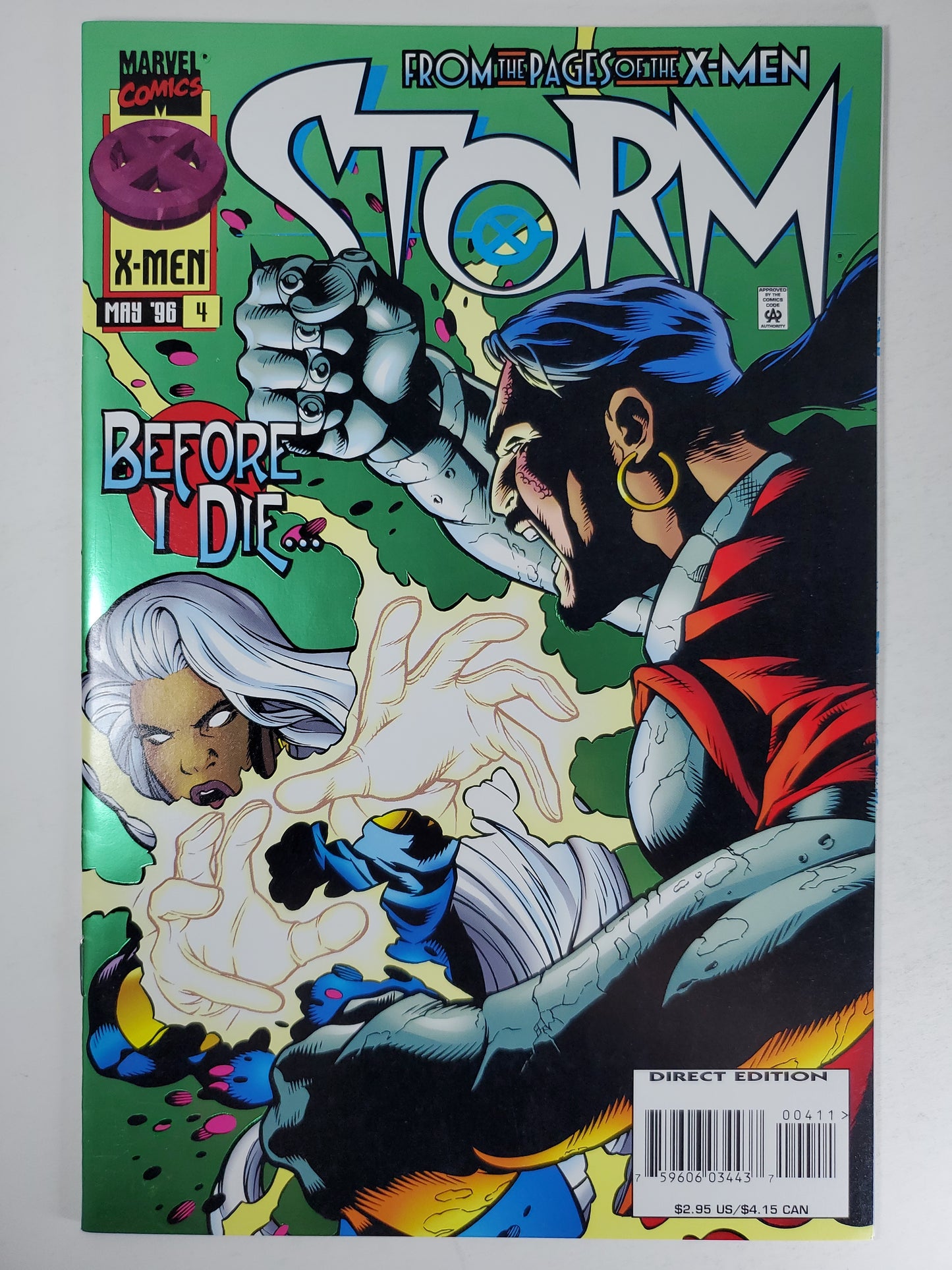 Marvel Storm Vol 1 #1-4 SET X-Men Limited Series FOIL (1996)