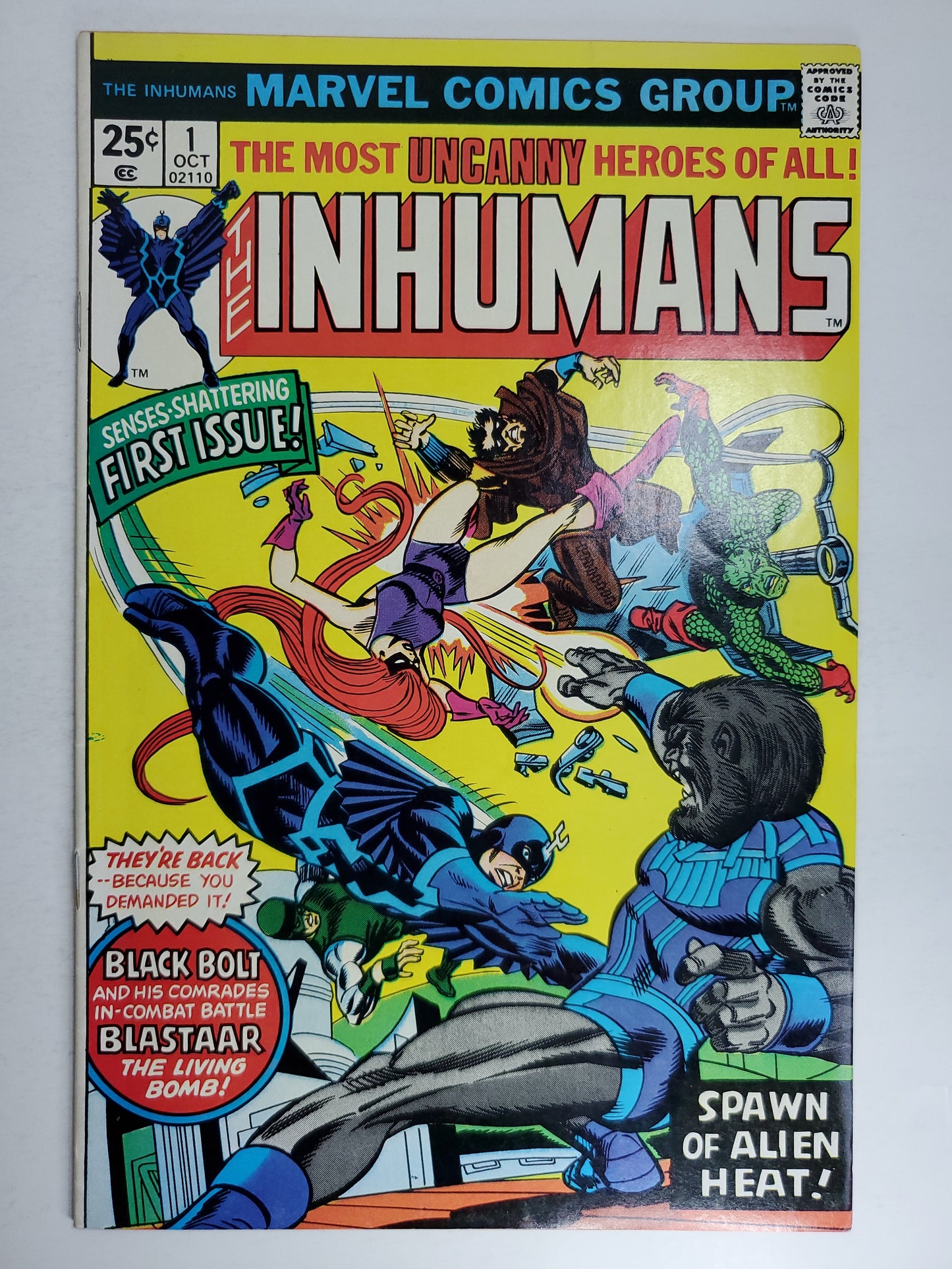Marvel Inhumans Vol 1 #1 DE (101800) Key