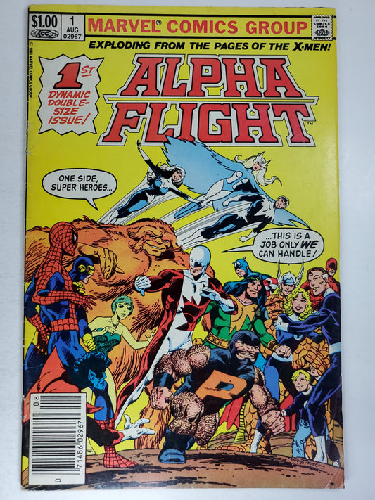 Marvel Alpha Flight Vol 1 #1 Newsstand (101901) Key