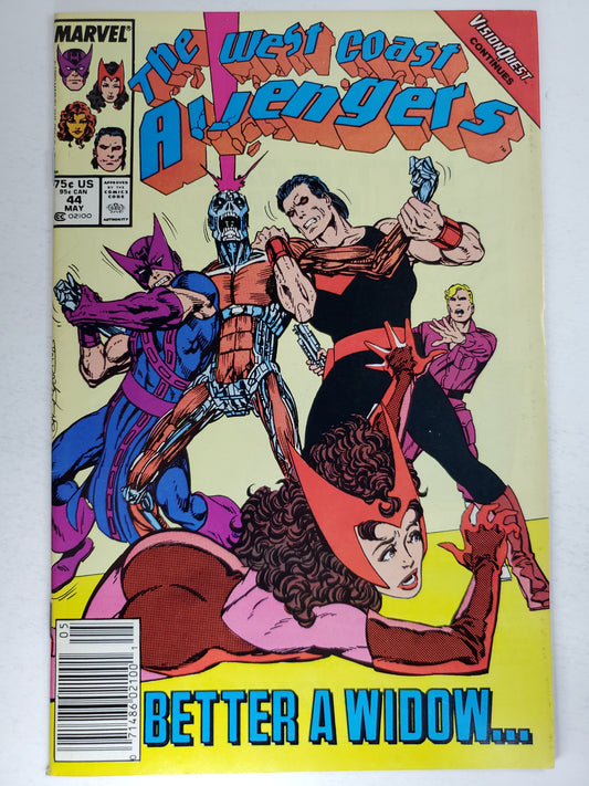 Marvel West Coast Avengers Vol 2 #44 Newsstand Key