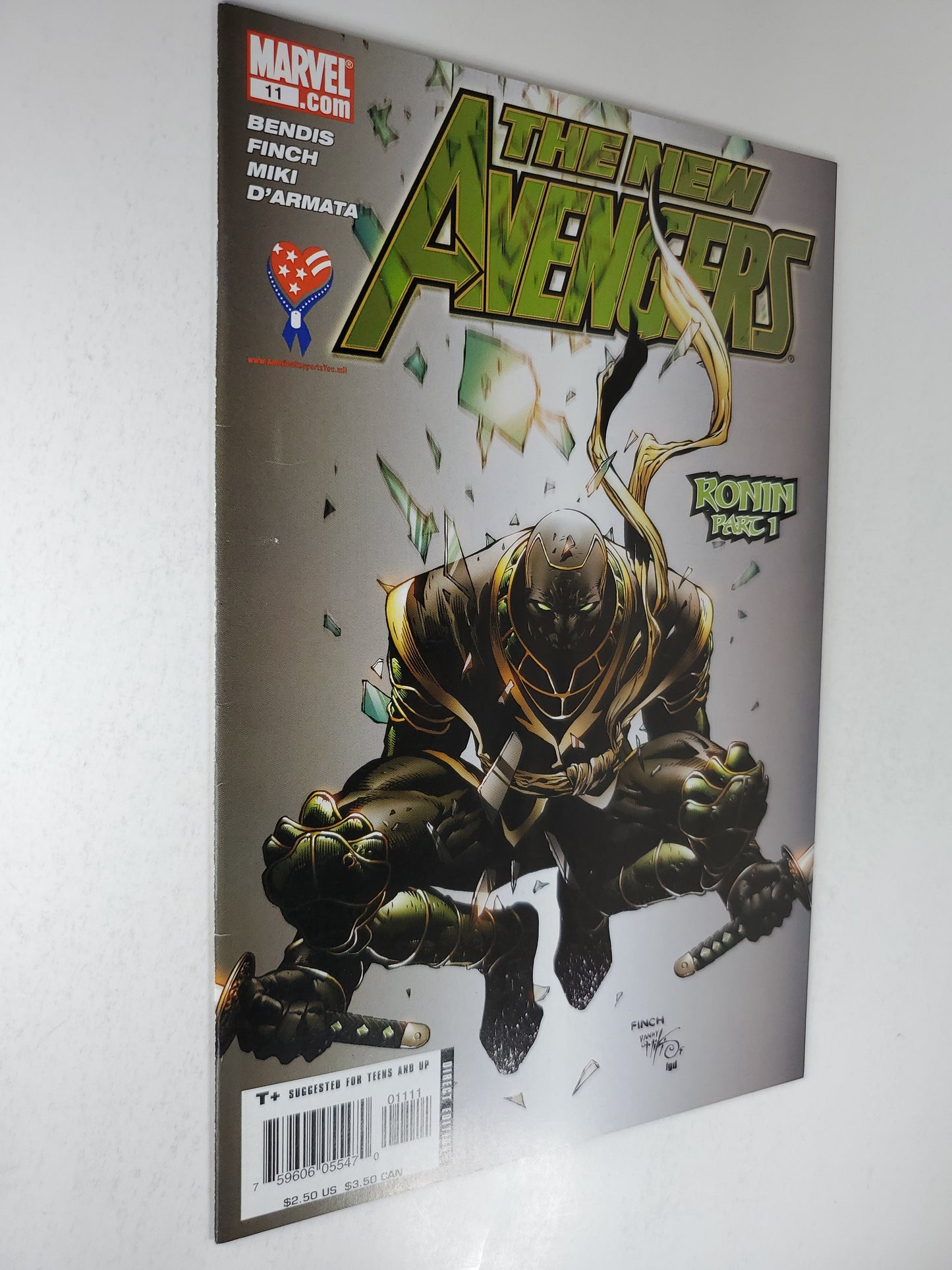 Marvel New Avengers Vol 1 #11 DE Key