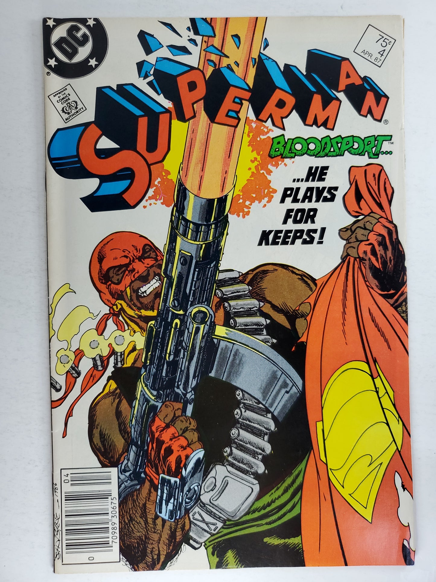 DC Superman Vol 2 #4 Newsstand (101894) Key