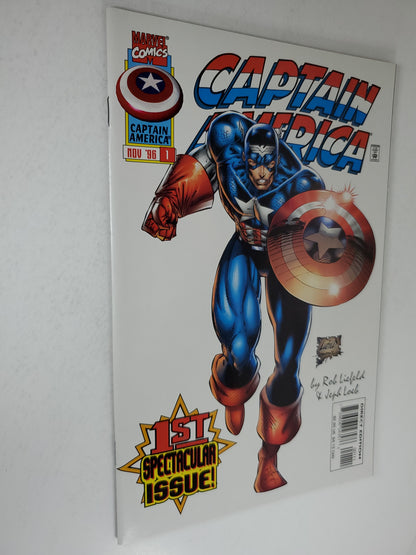 Marvel Captain America Vol 2 #1 DE Key