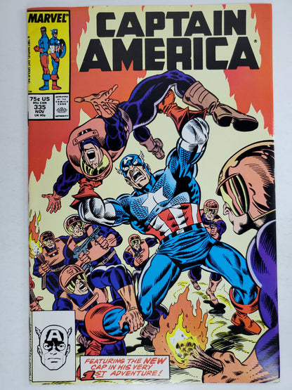 Marvel Captain America Vol 1 #335 DE Key