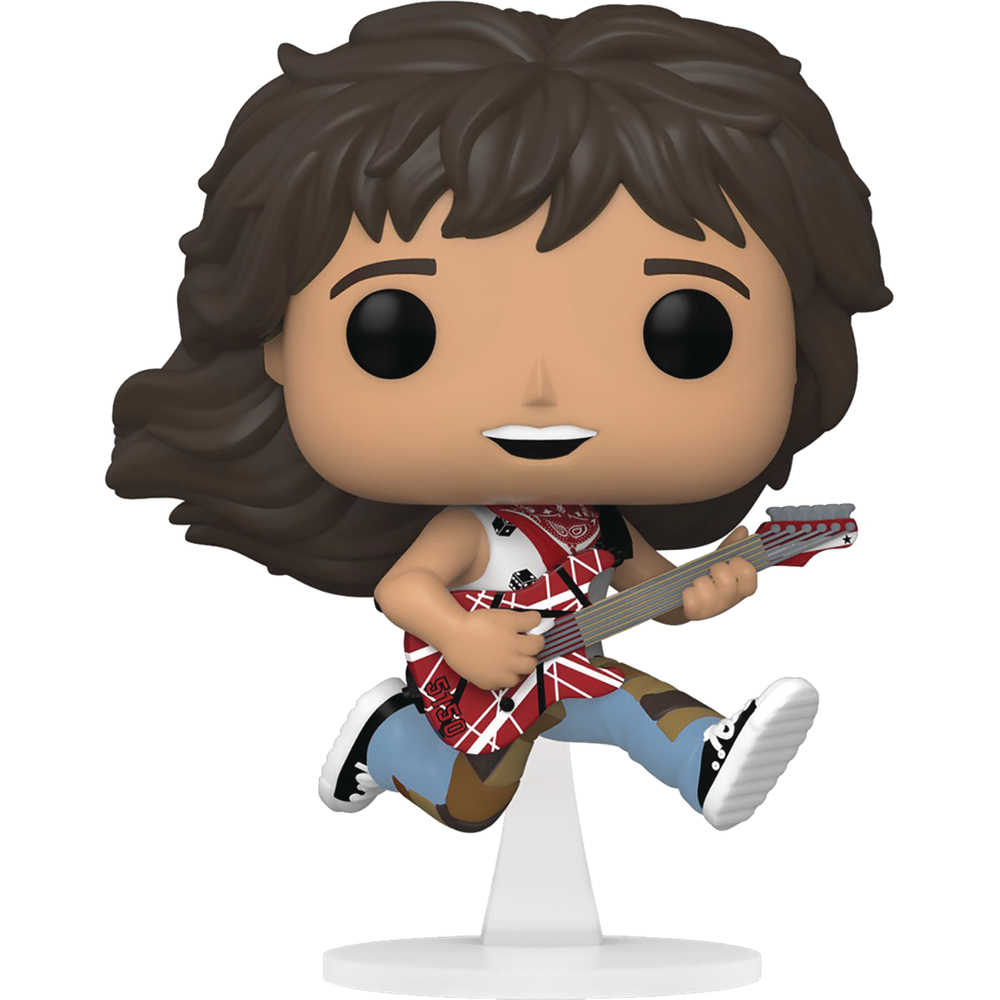 Pop Rocks Eddie Van Halen with Guitar Vinyl Figure