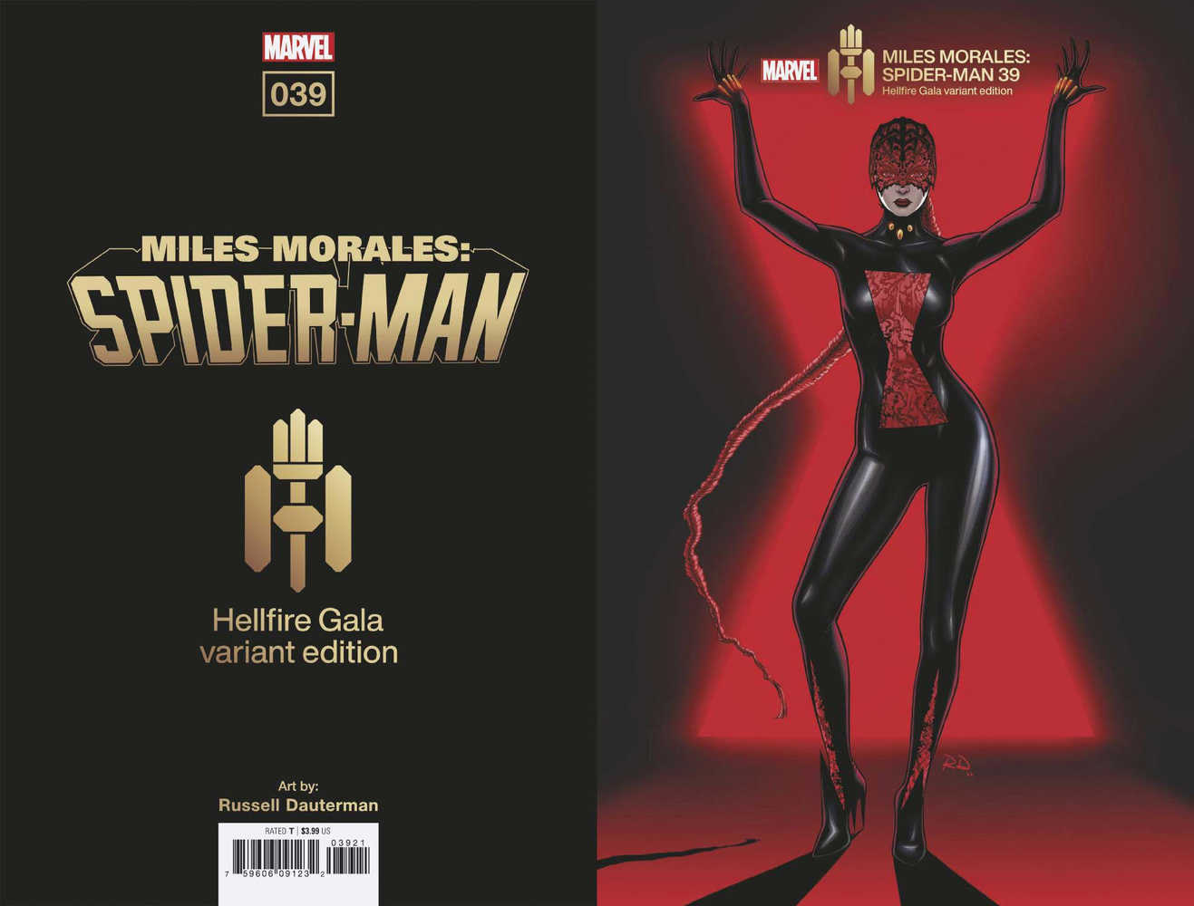 Miles Morales Spider-Man #39 Dauterman Hellfire Gala Variant