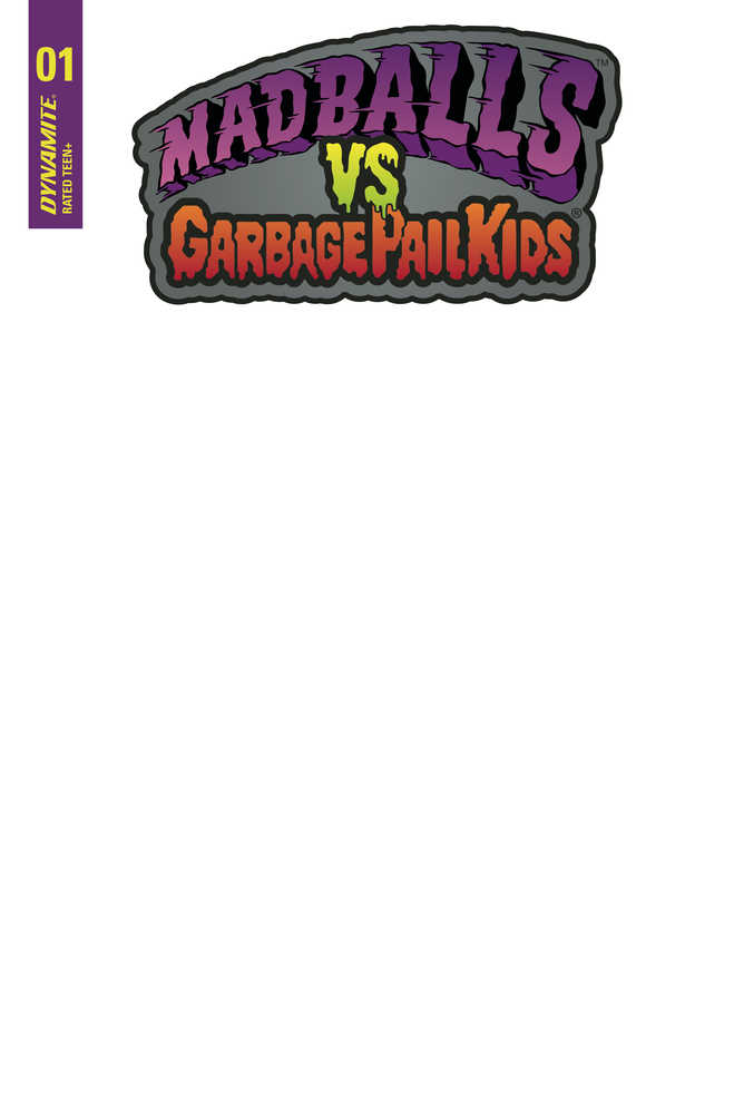 Madballs vs Garbage Pail Kids #1 Cover D Blank Authentix