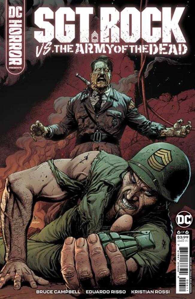 DC Horror Presents Sgt Rock vs The Army Of The Dead #6 (Of 6) Cover A Gary Frank (Mature)