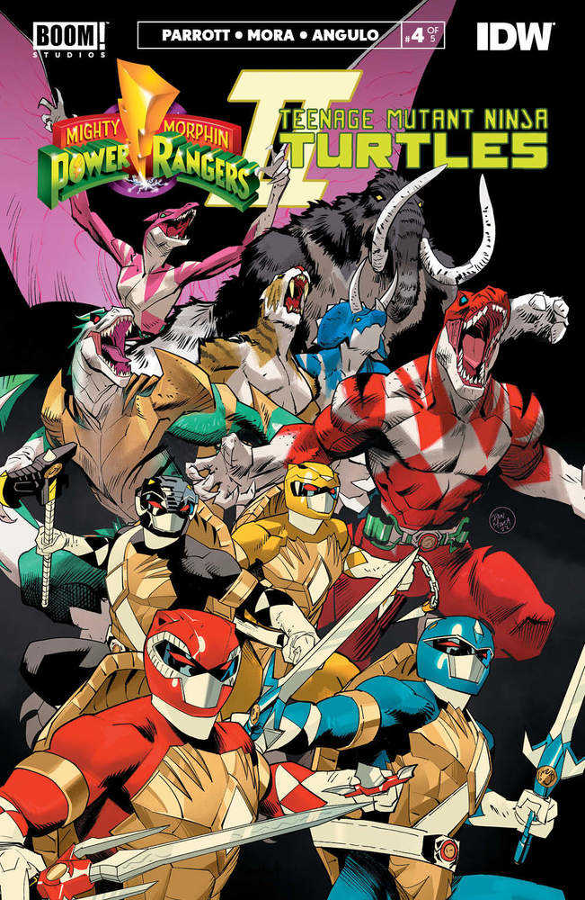 Mmpr Teenage Mutant Ninja Turtles II #4 (Of 5) Cover A Mora