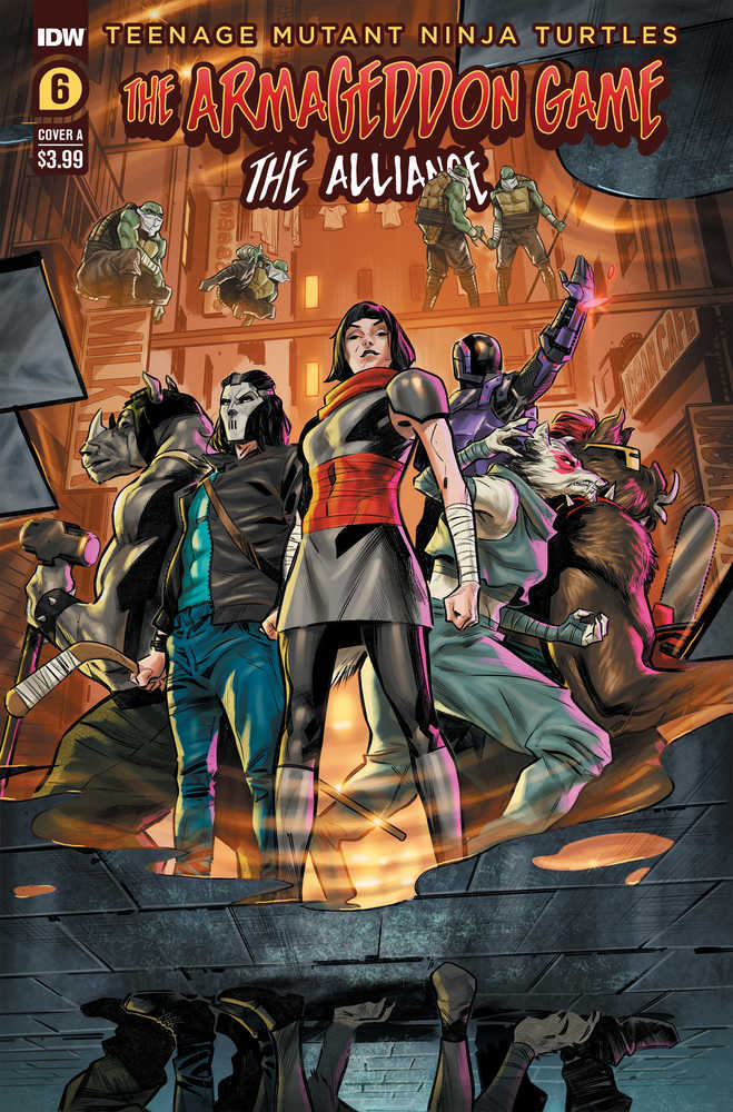 Teenage Mutant Ninja Turtles Armageddon Game Alliance #6 Cover A Mercado
