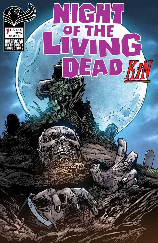 Night Of The Living Dead Kin #1 Cover B Hasson Out Of Grave