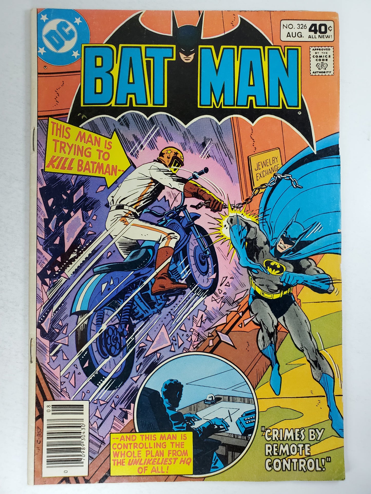 DC Batman Vol 1 #326 Newsstand Key