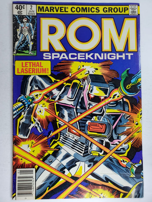 Marvel Rom Spaceknight Vol 1 #2 Newsstand Key